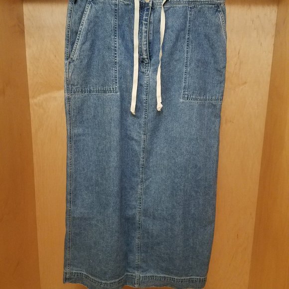 Ralph Lauren Jeans Denim Maxi Skirt - Picture 2 of 3